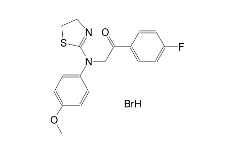 2-(4,5-dihydro-1,3-thiazol-2-yl-4-methoxyanilino)-1-(4-fluorophenyl)ethanone hydrobromide