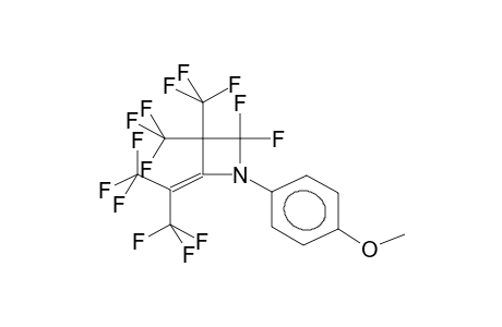 1-PARA-METHOXYPHENYLPERFLUORO-2-ISOPROPYLIDENE-3,3-DIMETHYLAZETIDINE