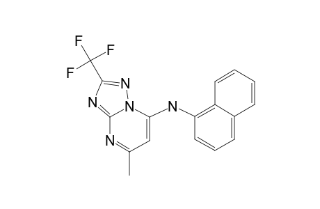 5-METHYL-7-(NAPHTHALEN-1-YLAMINE)-2-(TRIFLUOROMETHYL)-[1,2,4]-TRIAZOLO-[1,5-A]-PYRIMIDINE