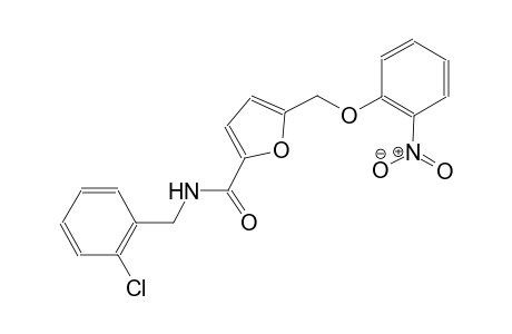 N-(2-chlorobenzyl)-5-[(2-nitrophenoxy)methyl]-2-furamide