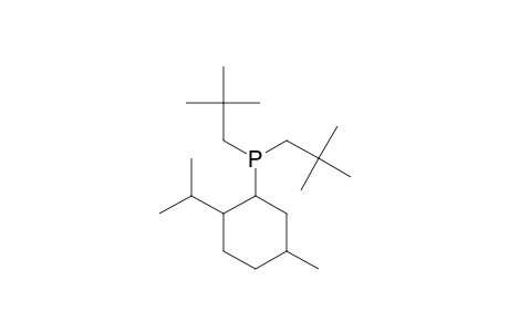 Phosphine, bis(2,2-dimethylpropyl)[2(or 5)-methyl-5(or 2)-(1-methylethyl)cyclohexyl]-