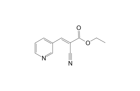 Ethyl (E)-2-cyano-3-(3-pyridyl)-2-peopenoate