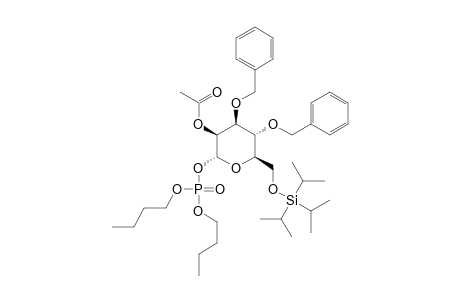 DIBUTYL-(2-O-ACETYL-3,4-DI-O-BENZYL-6-O-TRI-ISOPROPYL-SILYL-ALPHA-D-MANNOPYRANOSYL)-PHOSPHATE