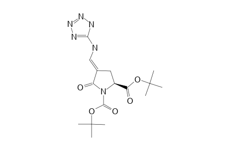 TERT.-BUTYL-(2S)-1-TERT.-BUTOXYCARBONYL-4-TETRAZOL-5-YLAMINOMETHYLENEPYROGLUTAMATE