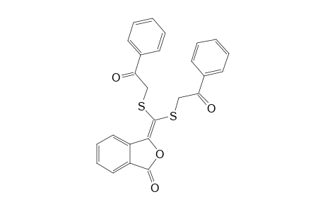 3-[BIS-(2-OXO-2-PHENYLTHIO)-METHYLENE]-3H-ISOBENZOFURAN-1-ONE