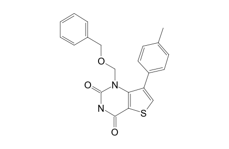 1-(BENZYLOXYMETHYL)-7-(4-METHYLPHENYL)-THIENO-[3,2-D]-PYRIMIDINE-2,4-DIONE