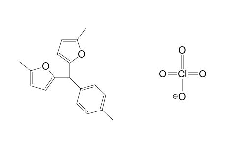 4-METHYLPHENYL-BIS-(5-METHYL-2-FURYL)-METHYL_PERCHLORATE;ROTAMER_1