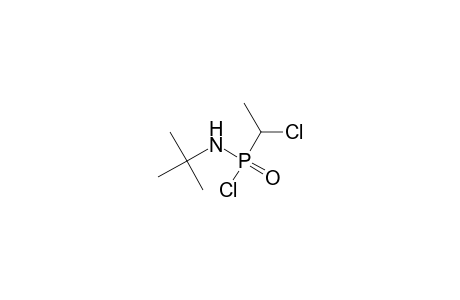 N-t-Butyl-P-(1-choroethyl)phosphonamidic chloride