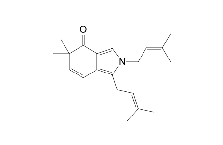 1,2-DI-(3-METHYLBUT-2-ENE)-5,5-DIMETHYL-2,5-DIHYDRO-4H-ISOINDOL-4-ONE