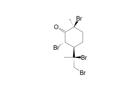 (1S,3S,4R,8S)-1,3,8,9-TETRABROMO-P-MENTHAN-2-ONE