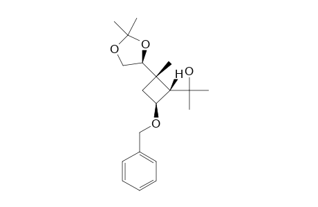 2-(1S,2S,3S)-4-(BENZYLOXY)-2-[(4S)-2,2-DIMETHYL-1,3-DIOXOLAN-4-YL]-2-METHYLCYCLOBUTYL]-2-PROPANOL