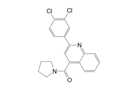 2-(3,4-dichlorophenyl)-4-(1-pyrrolidinylcarbonyl)quinoline