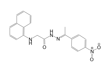 Acethydrazide, 2-(1-naphthylamino)-N2-[1-(4-nitrophenyl)ethylideno]-