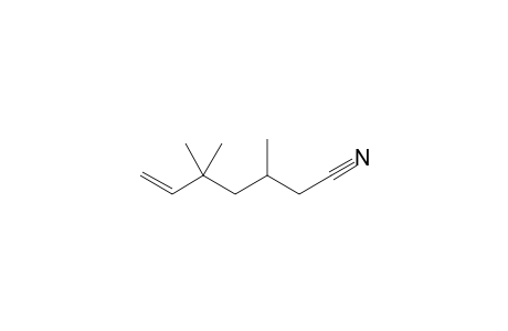 3,5,5-trimethylhepta-6-enenitrile