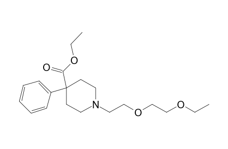 1-[2-(2-ETHOXYETHOXY)ETHYL]-4-PHENYLISONIPECOTIC ACID, ETHYL ESTER