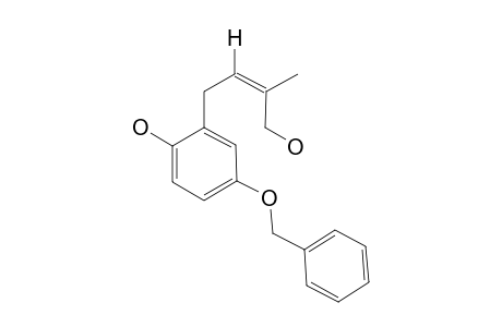 (Z)-4-BENZYLOXY-2-(4'-HYDROXY-3'-METHYLBUT-2'-ENYL)-PHENOL