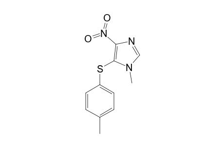 1-METHYL-5-(4'-METHYLPHENYL)-THIO-4-NITROIMIDAZOLE