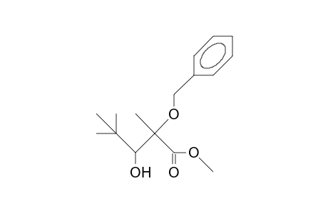 (2RS, 3RS)-2,4,4-Trimethyl-2-benzyloxy-3-hydroxy-pentanoic acid, methyl ester