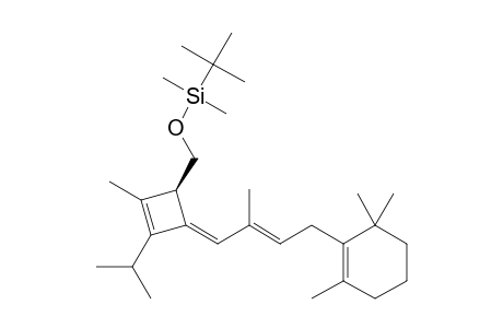 #E-30B;(3E)-4-[[(TERT.-BUTYLDIMETHYLSILYL)-OXY]-METHYL]-1-METHYL-3-[(2E)-2-METHYL-4-(2,6,6-TRIMETHYLCYCLOHEX-1-EN-1-YL)-BUT-2-ENYLIDENE]-2-ISOPROPYLCYCLOBUT-1-