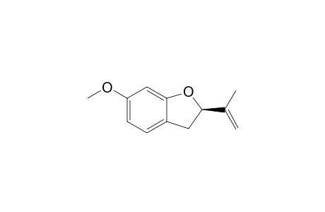 (S)-(-)-2,3-DIHYDRO-2-(1-METHYLETHENYL)-6-METHOXYBENZOFURAN