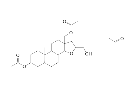 ACETIC ACID, 11A-ACETOXYMETHYL-1-ACETYL-3A-HYDROXY-2-HYDROXYMETHYL-9A-METHYL-HEXADECAHYDRO-PHENANTHRO[1,2-b]FURAN-7-YL ESTER