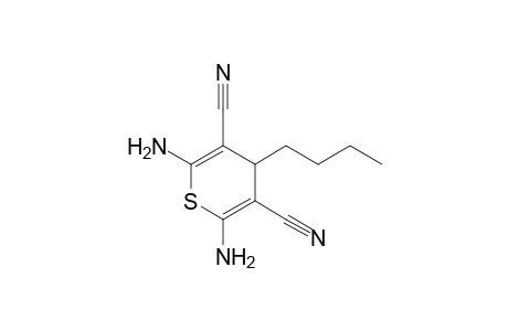 4-Butyl-2,6-diamino-3,5-dicyano-4H-thiopyran