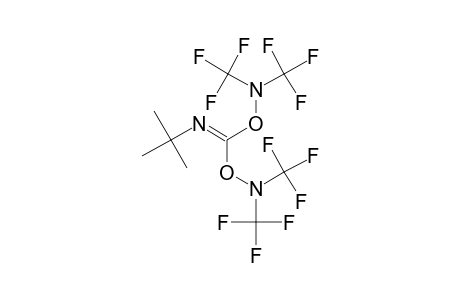 1,1-BIS-(BISTRIFLUOROMETHYLAMINO-OXY)-3,3-DIMETHYL-2-AZABUT-1-ENE