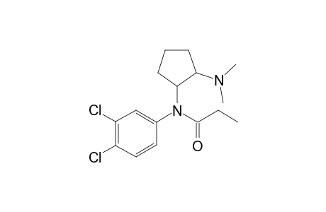 N-(3,4-dichlorophenyl)-N-[2-(dimethylamino)cyclopentyl]propanamide