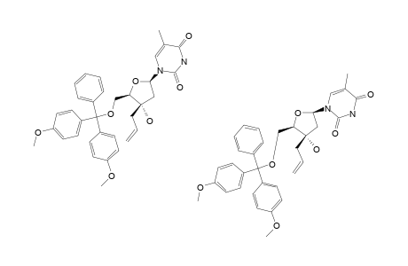 1-[3-C-ALLYL-2-DEOXY-5-O-(4,4'-DIMETHOXYTRITYL)-BETA-D-ERYTHRO-PENTOFURANOSYL]-THYMINE