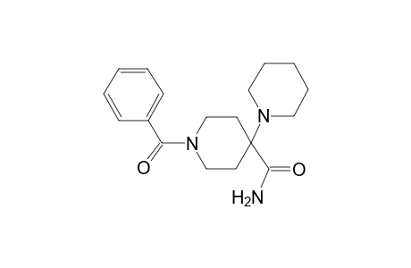 1-(Phenylcarbonyl)-4-piperidin-1-yl-piperidine-4-carboxamide