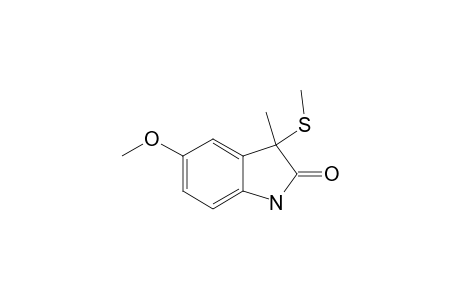 5-METHOXY-3-METHYL-3-METHYLTHIOOXINDOL