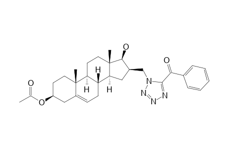 3-BETA-ACETOXY-16-BETA-(5-BENZOYL-1H-TETRAZOL-1-YLMETHYL)-ANDROST-5-EN-17-BETA-OL