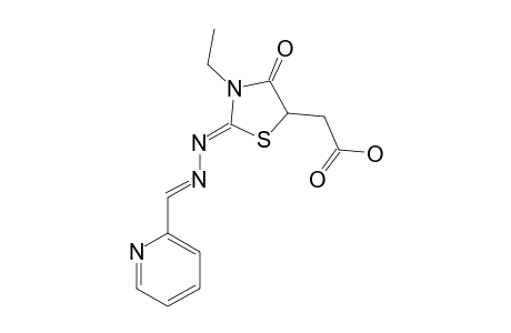 [2-(2-PYRIDYL-METHYLEN-HYDRAZONE)-3-ETHYL-4-OXO-1,3-THIAZOLIDIN-5-YL]-ACETIC-ACID