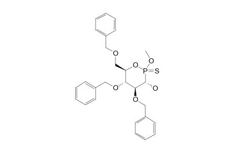 (2R,3S,4S,5S,6R)-4,5-BIS-(BENZYLOXY)-6-[(BENZYLOXY)-METHYL]-3-HYDROXY-2-METHOXY-1,2-OXAPHOSPHINANE-2-SULFIDE