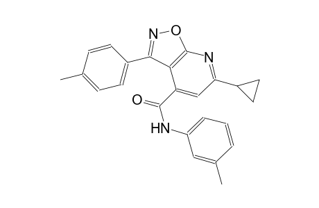 isoxazolo[5,4-b]pyridine-4-carboxamide, 6-cyclopropyl-N-(3-methylphenyl)-3-(4-methylphenyl)-