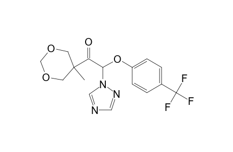 Ethanone, 1-(5-methyl-1,3-dioxan-5-yl)-2-(1H-1,2,4-triazol-1-yl)-2-[4-(trifluor omethyl)phenoxy]-