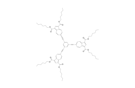 1,3,5-TRIS-[1,3-BIS-(HEXYLOXYCARBONYL)-6-AZULENYLETHYNYL]-BENZENE