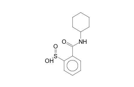 2-(Cyclohexylcarbamoyl)benzenesulfinic acid