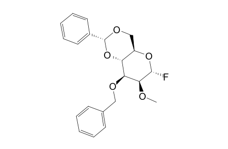 3-O-BENZYL-4,6-O-BENZYLIDENE-2-O-METHYL-ALPHA-D-MANNOPYRANOSYL-FLUORIDE