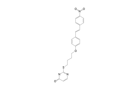 (E)-2-(4'-NITROSTILBENYL-4-OXYBUTYLTHIOUARCIL)