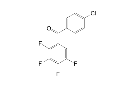 2,3,4,5-TETRAFLUORO-4'-CHLORO-BENZOPHENONE