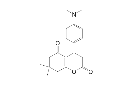 7,7-dimethyl-4-[p-(dimethylamino)phenyl]-3,4,7,8-tetrahydro-2H-1-benzopyran-2,5(6H)-dione