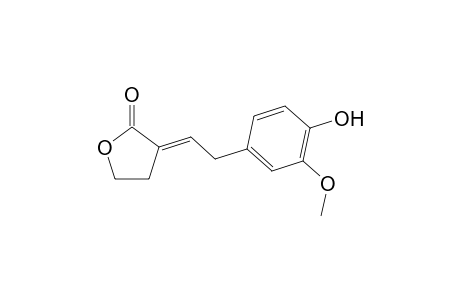 Dihydro-3-(2-(4-hydroxy-3-methoxyphenyl)ethylidene) furan-2(3H)-one