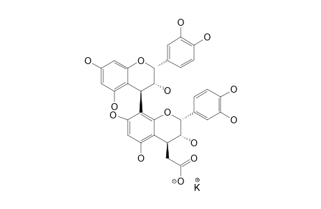 EPICATECHIN-(4-BETA->8)-4-BETA-CARBOXYMETHYLEPICATECHIN_POTASSIUM_SALT