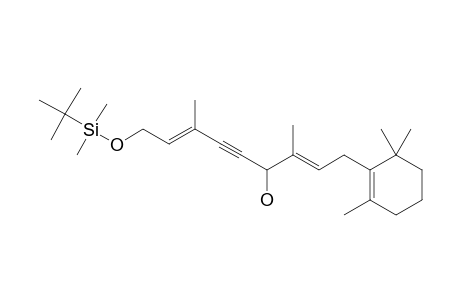 (2E,7E)-9-[(TERT.-BUTYLDIMETHYLSILYL)-OXY]-3,7-DIMETHYL-1-(2,6,6-TRIMETHYLCYCLOHEX-1-EN-1-YL)-NONA-2,7-DIEN-5-YN-4-OL