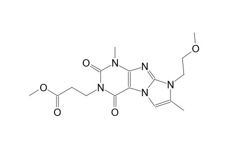 1H-imidazo[2,1-f]purine-3-propanoic acid, 2,3,4,8-tetrahydro-8-(2-methoxyethyl)-1,7-dimethyl-2,4-dioxo-, methyl ester