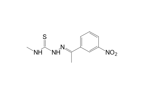 1-(alpha-methyl-m-nitrobenzylidene)-4-methyl-3-thiosemicarbazide