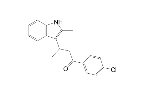 1-(4-Chlorophenyl)-3-(2-methyl-1H-indol-3-yl)-1-butanone