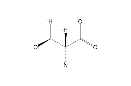 (2R,3R)-[2,3-2H2]-SERINE