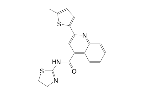 N-(4,5-dihydro-1,3-thiazol-2-yl)-2-(5-methyl-2-thienyl)-4-quinolinecarboxamide